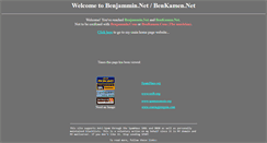Desktop Screenshot of benjammin.net